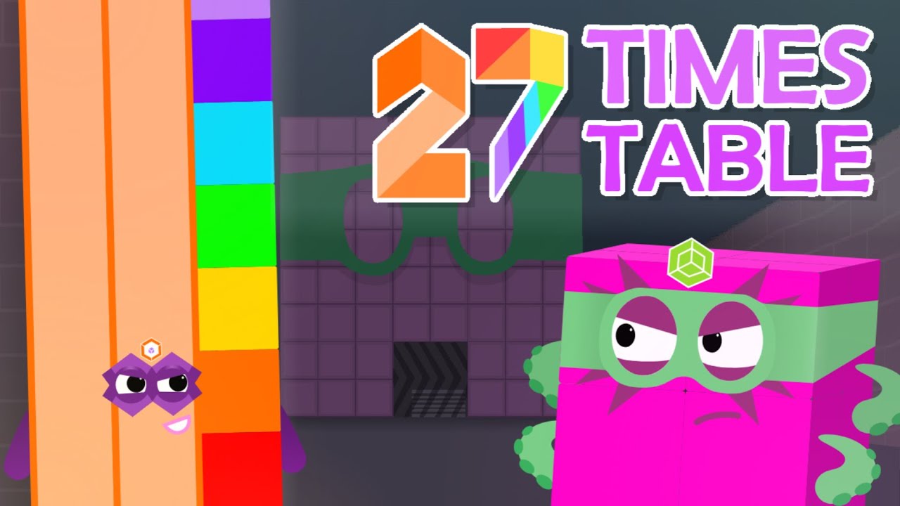 Numberblocks - 27 Times Table (link in description!)