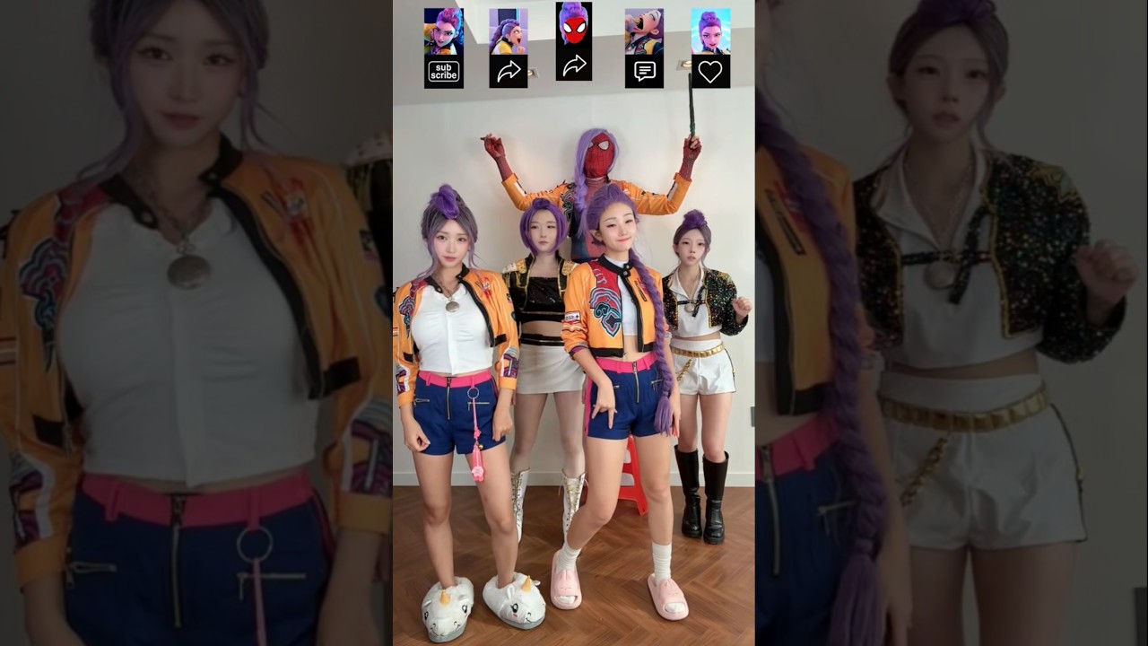 TIKTOK VIRAL TREND/ STEREO LOVE  FUNK TREND #KPOP #HUNTRIX #KPOPDEMONHUNTERS