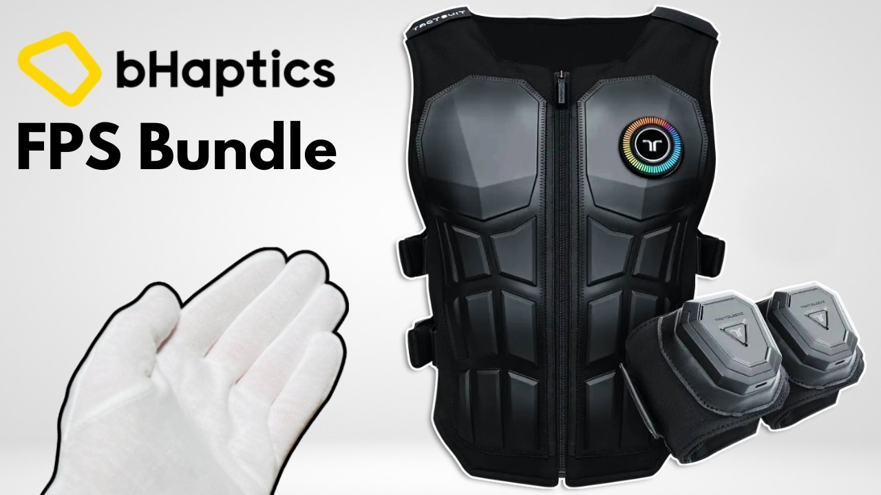 bHaptics FPS Bundle (Haptic Vest & Sleeve) Unboxing + Cyberpunk 2077 Gameplay