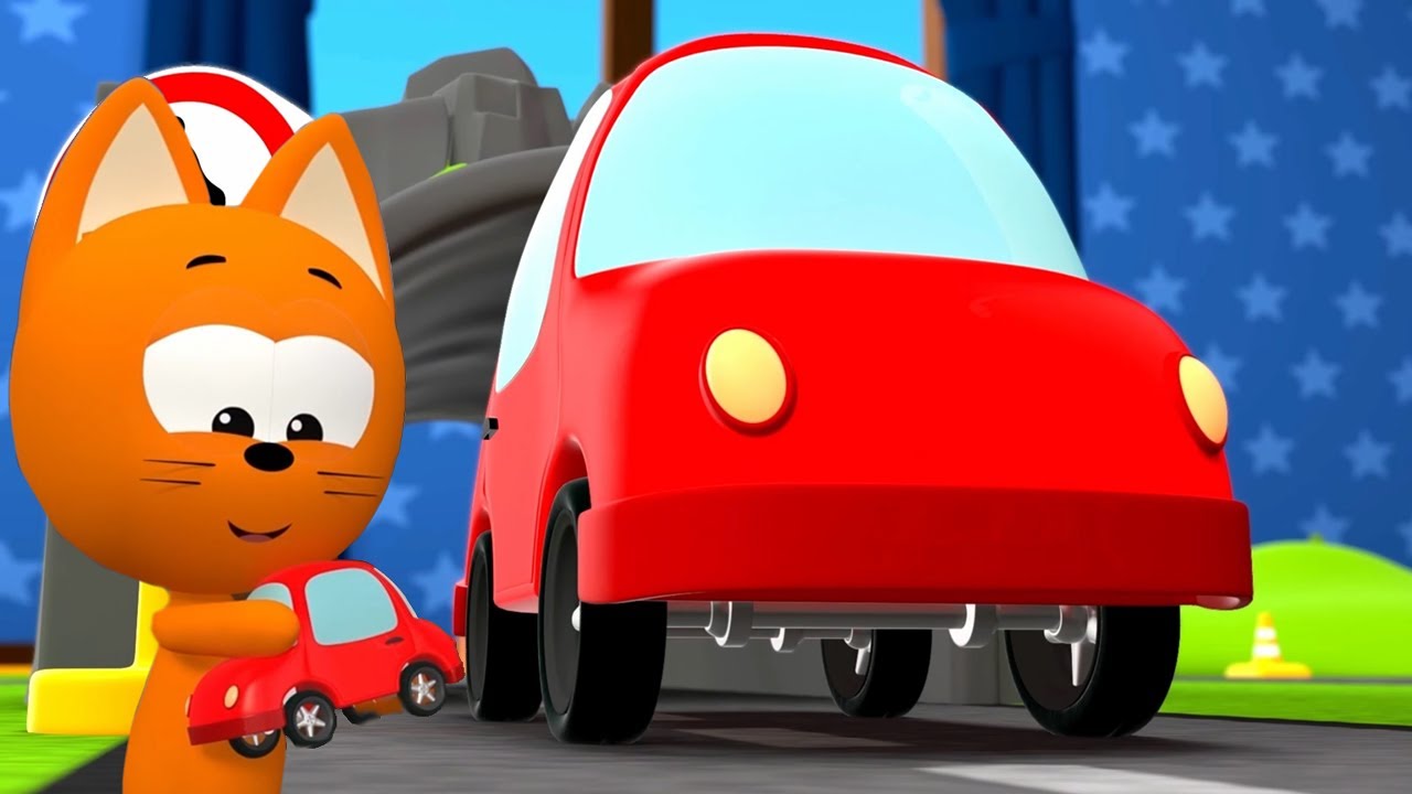 Би-би 🚗 Изучаем части разных машинок &ndash; Сборник &ndash; Котэ ТВ &ndash; Песенки для малышей