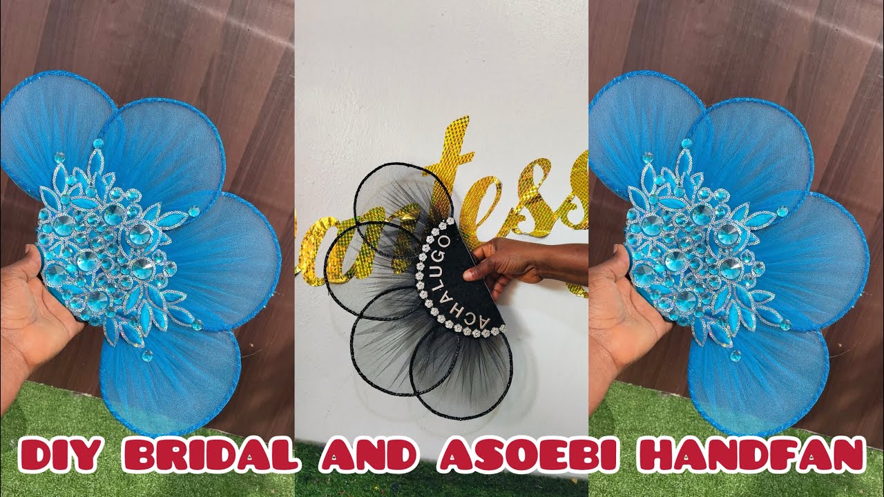 HOW TO MAKE BRIDAL AND ASO EBI HANDFAN