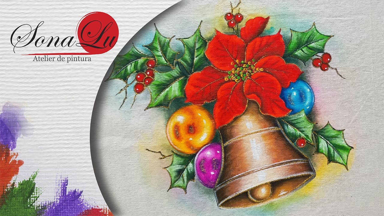 Aula 933 - Arranjo com Sino em Pano de Prato