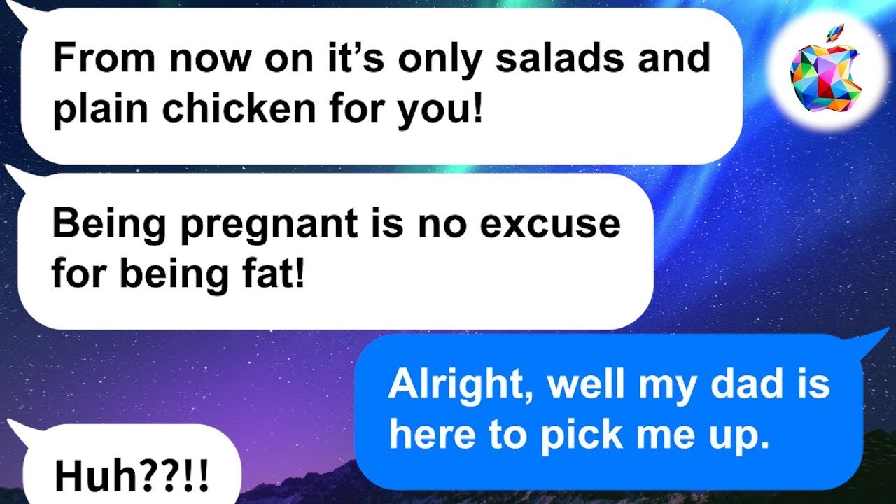 【Apple】My husband and in-laws told me I was too fat to eat with them when I got pregnant... [Jumbo]