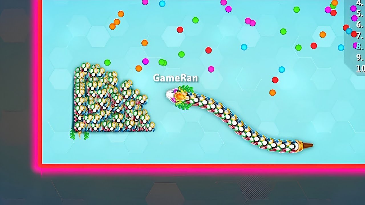 SnakeIo🐍 Я нашел вкусный трофей на карте 🐍 Эпичный геймплей игры «Змейка»