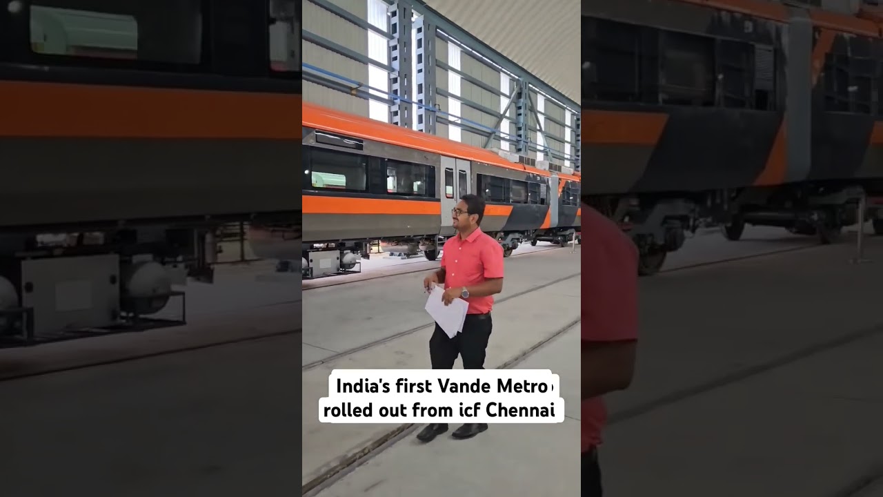 India's first Vande Metro#vandemetro #vandebharatexpress #indianrailways #shorts #viral