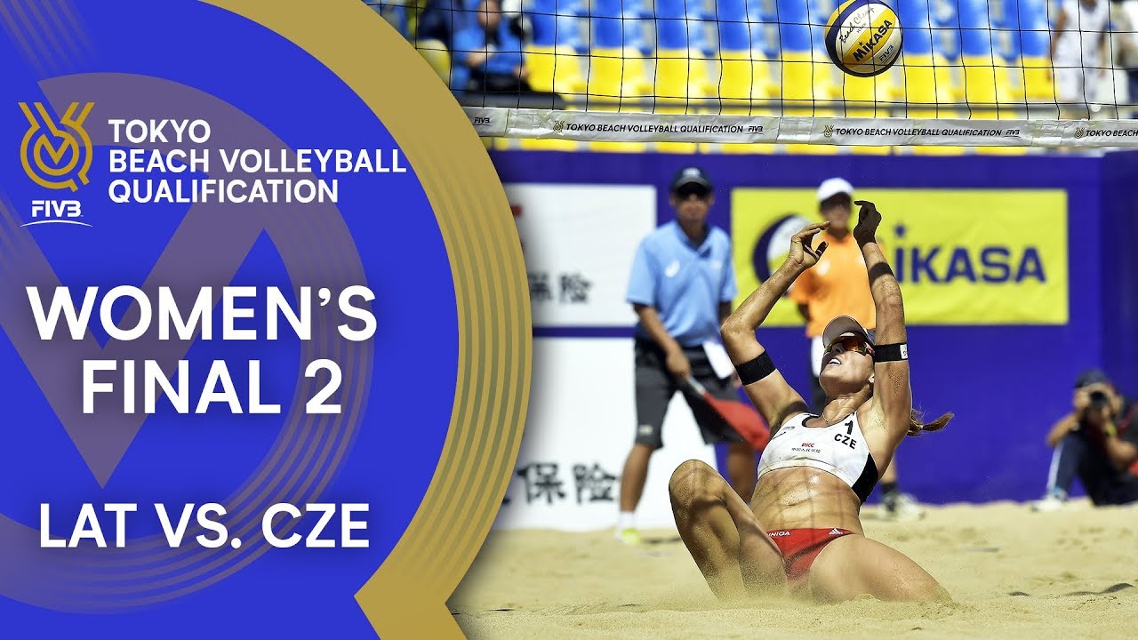 Women's Final 2: LAT vs. CZE | Full Match | FIVB Tokyo Beach Volleyball Qualification 2019