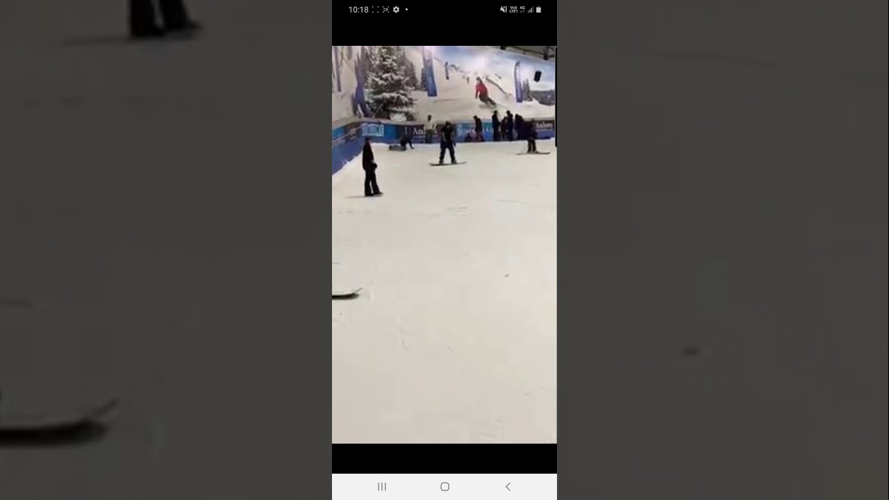 Snow dome Tamworth  First time snowboarding