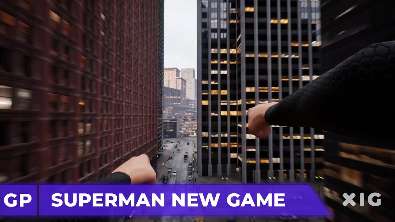 This Unreal Engine 5 Superman Demo - Inspired Open-World Game