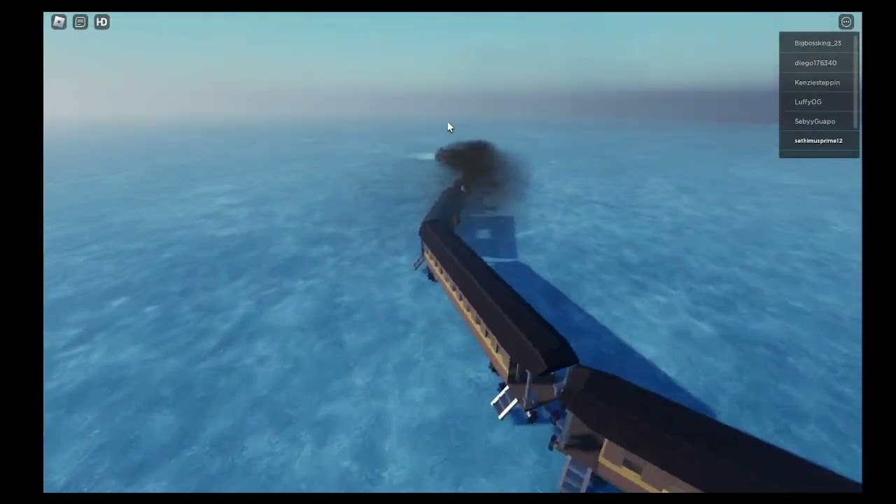 just a train track test because i like trains in roblox game play