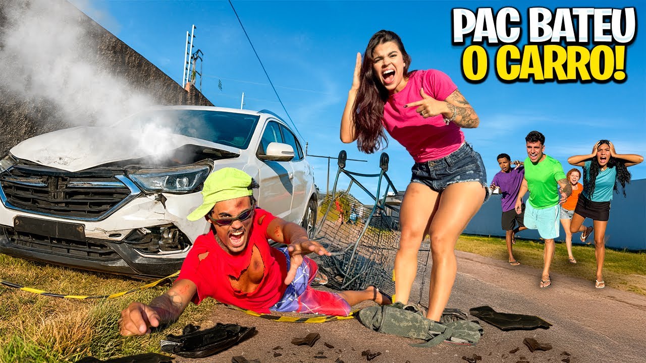 O PAC SOFREU UM ACIDENTE COM O CARRO NOVO *ele se machucou muito?