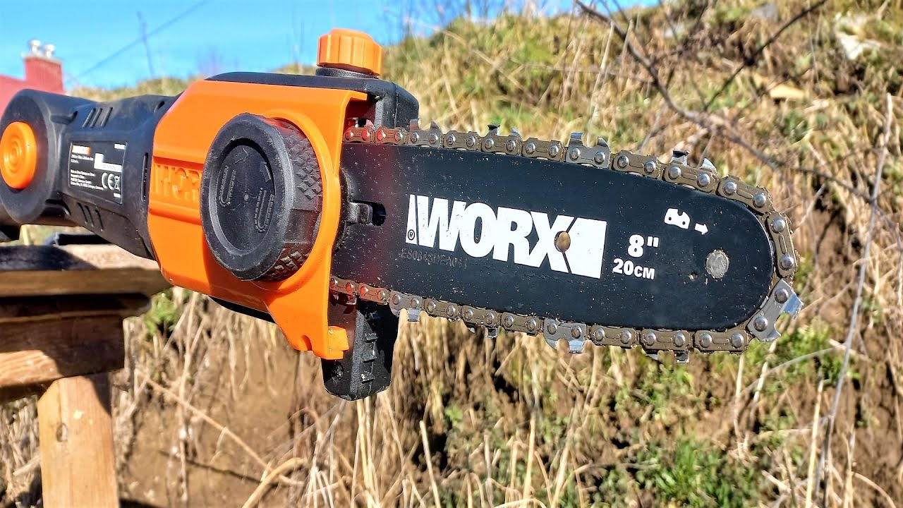 Аккумуляторная пила для веток Worx WG349E #пила #секатор #бензопила