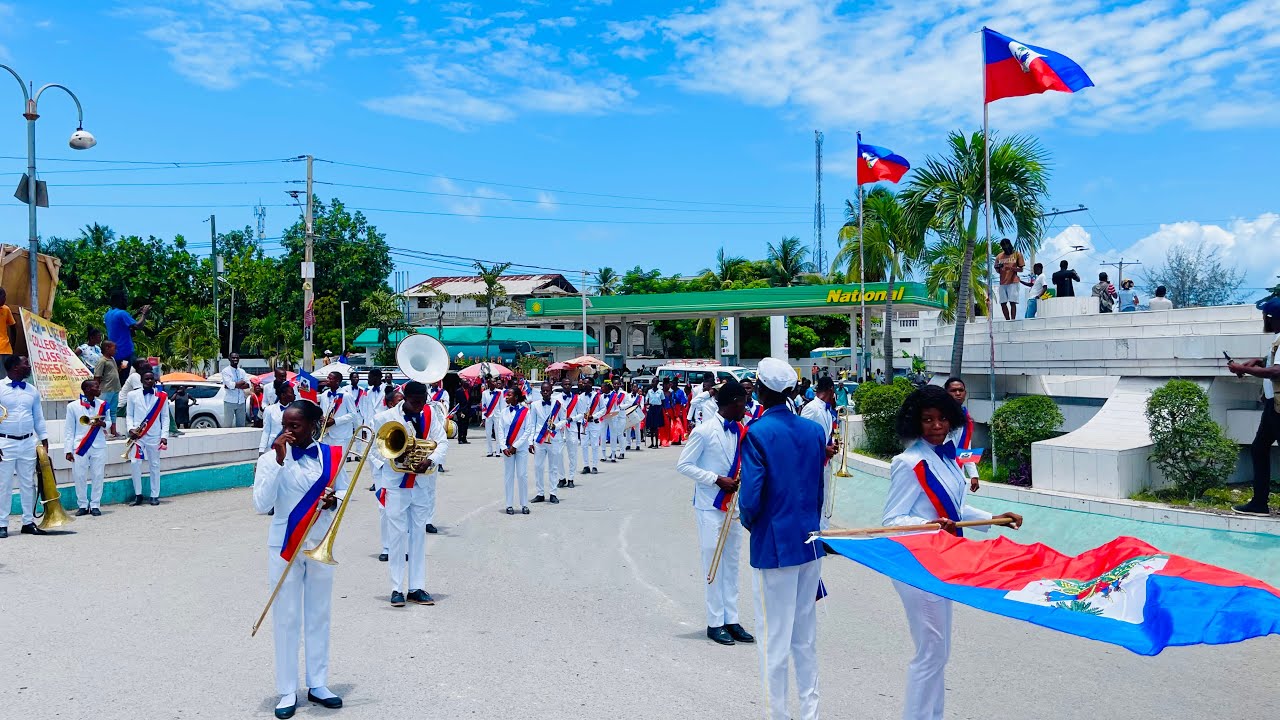 Defile 18 Mai 2025 Nan Ville Aux Cayes🇭🇹Men Pi Bèl Defile A - Haitian Flag Day🔵🔴Okay, Ayiti