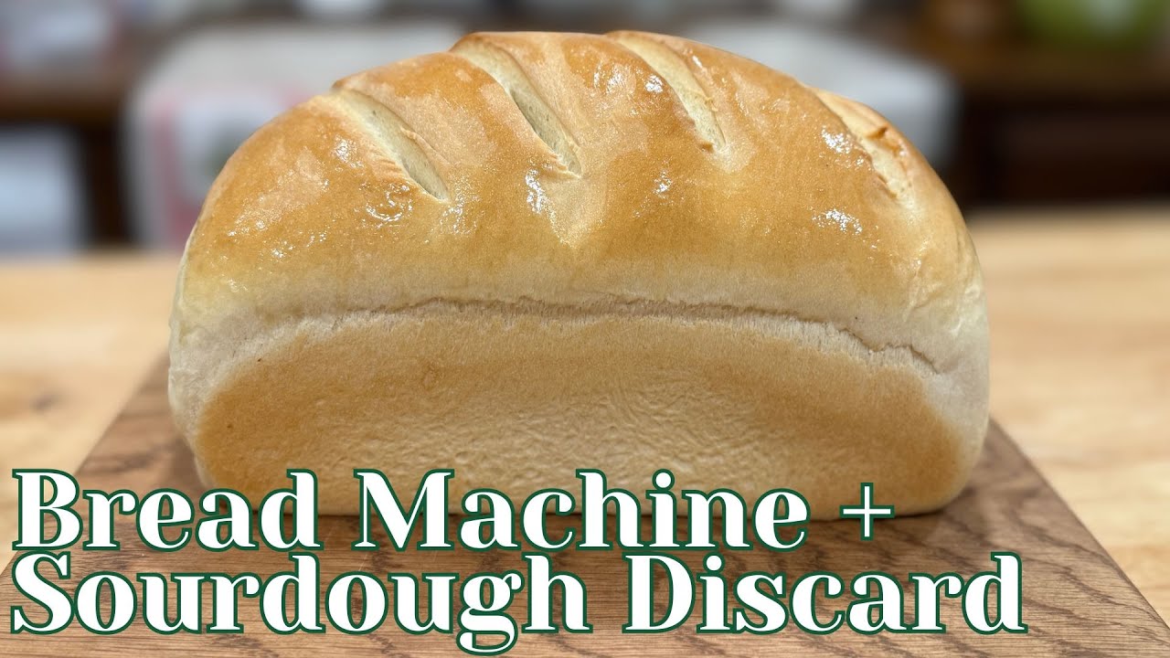 Soft Sourdough Discard Sandwich Bread | Easy Bread Machine Recipe (or Dough Cycle)