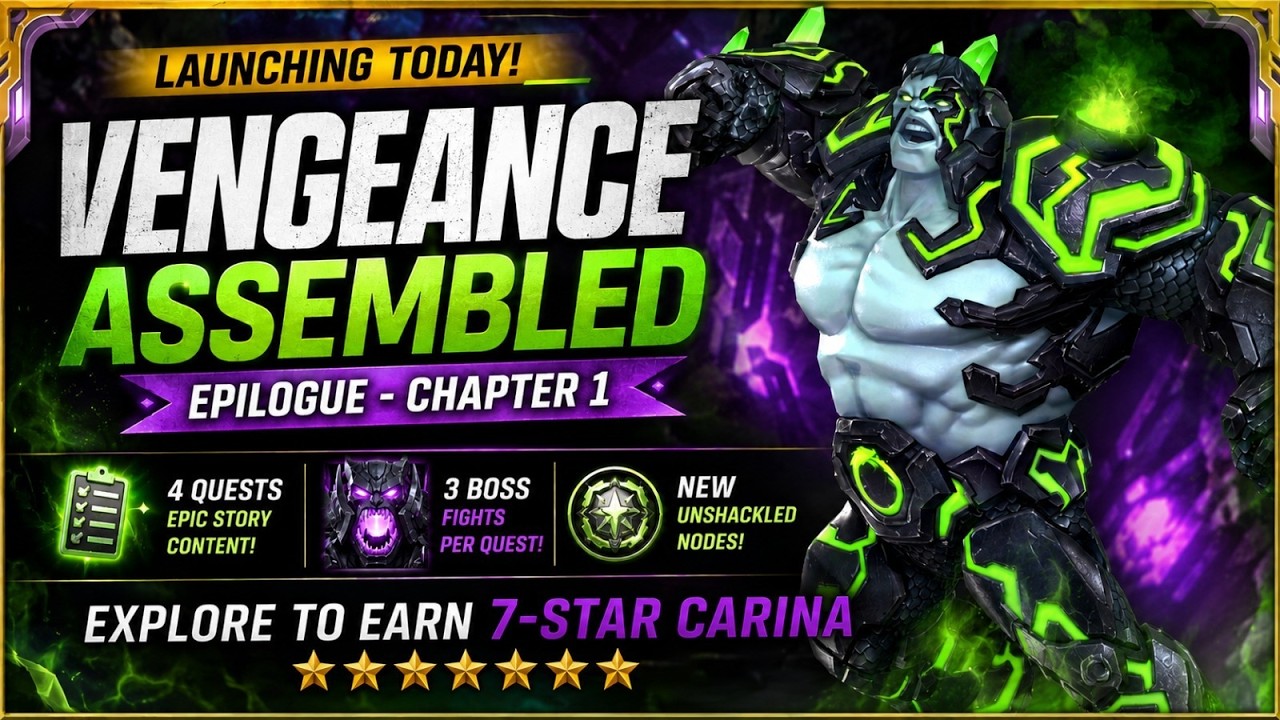 EPILOGUE CHAPTER 1! | VENGEANCE ASSEMBLED! | MCOC
