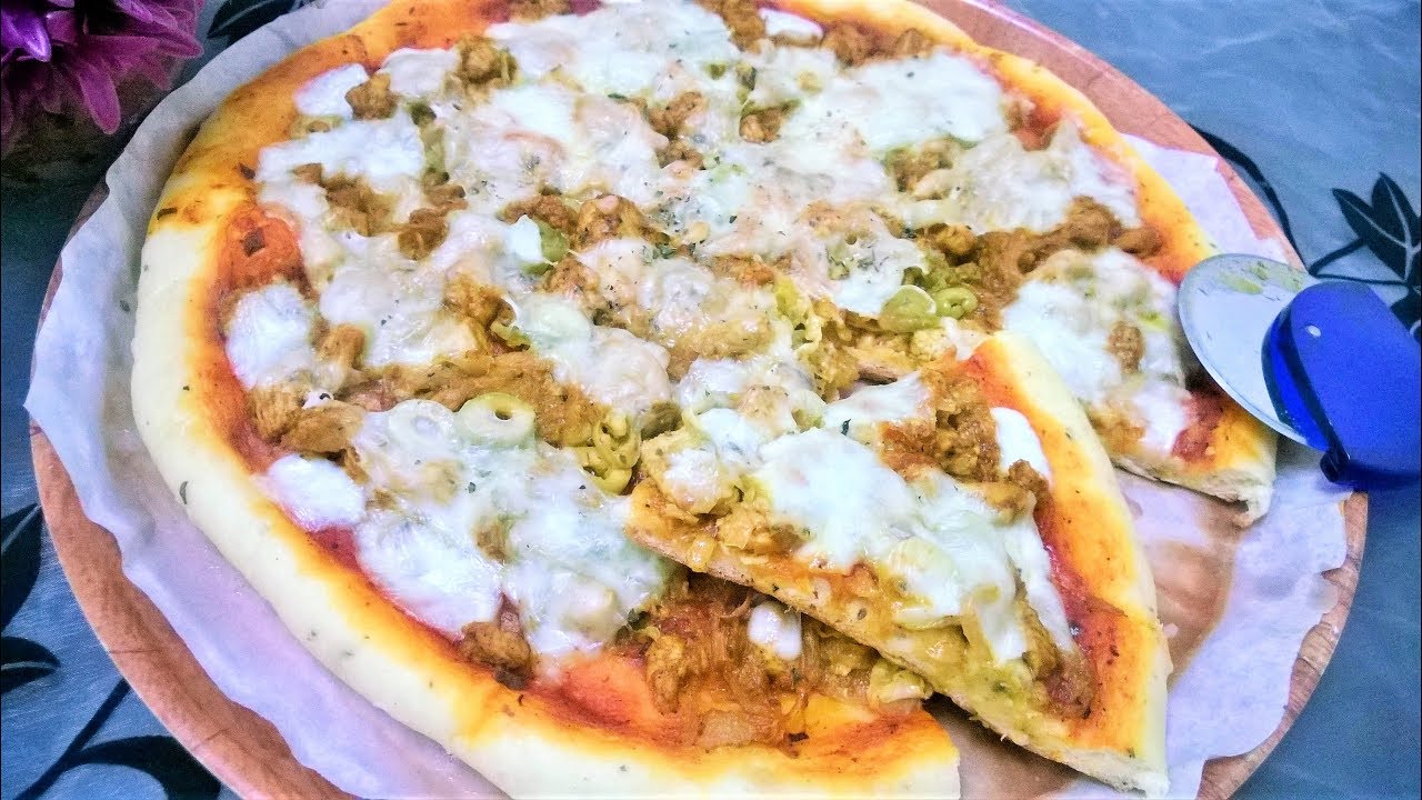 بيتزا بحشوة لا تخطر على بالكم من ألذ و أروع ما يكون يبغيوها الصغار و الكبار/pizza