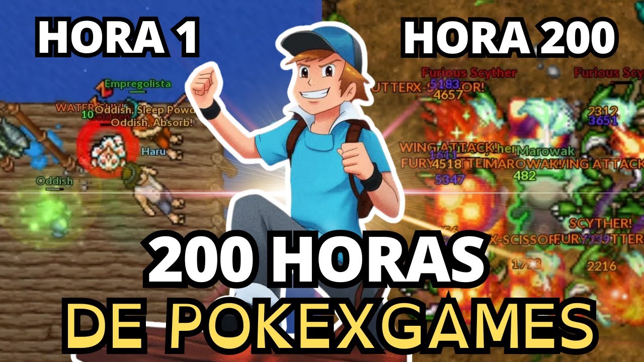 JOGUEI 200 HORAS DE POKEXGAMES E ACHEI...