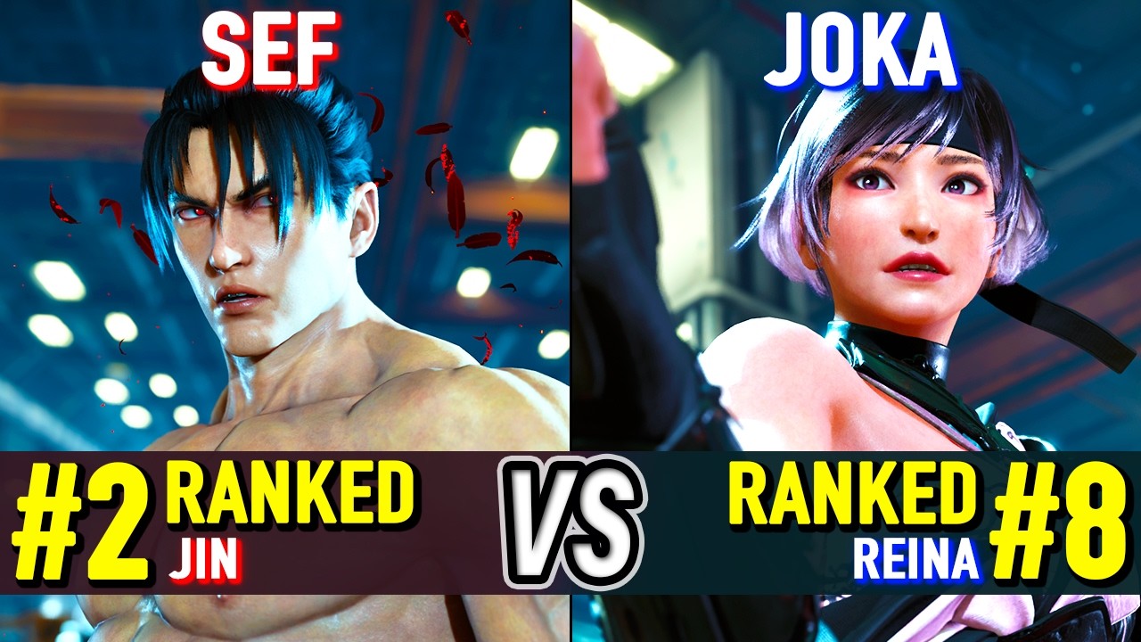 T8 🔥 Sef (#2 Ranked Jin) vs Joka (#8 Ranked Reina) 🔥 Tekken 8 High Level Gameplay