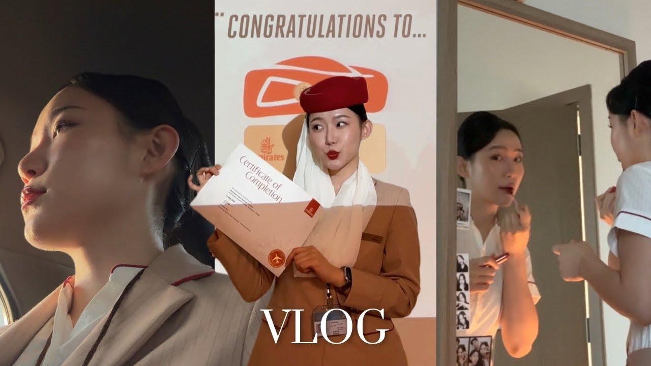 이코노미 안녕!👋🏻 비즈니스 클래스로 승진했어요 ! 🎓| 근데 이제 첫 병가를 곁들인 🤒.. | 건강도 실력이야 | 외항사 승무원 브이로그
