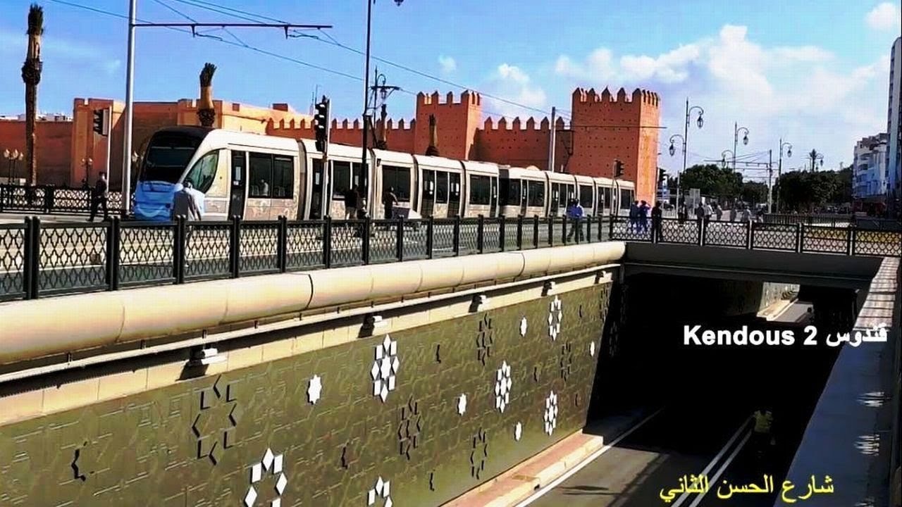 RABAT جولة بقلب حي المحيط الشهير إلى نفق باب الحد بين شوارع مدغشقر والمقاومة والحسن الثاني ولقبيبات