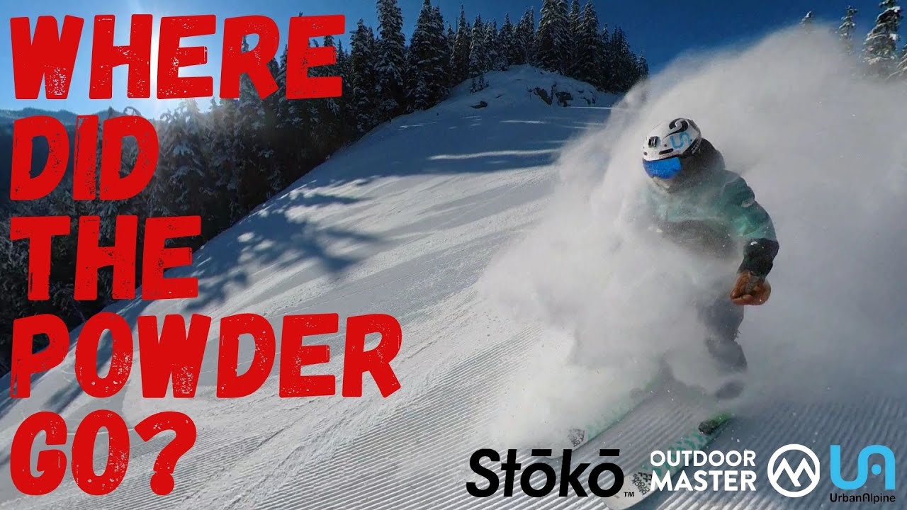 Where did the Powder Go?  Groomers are FUN at Whistler