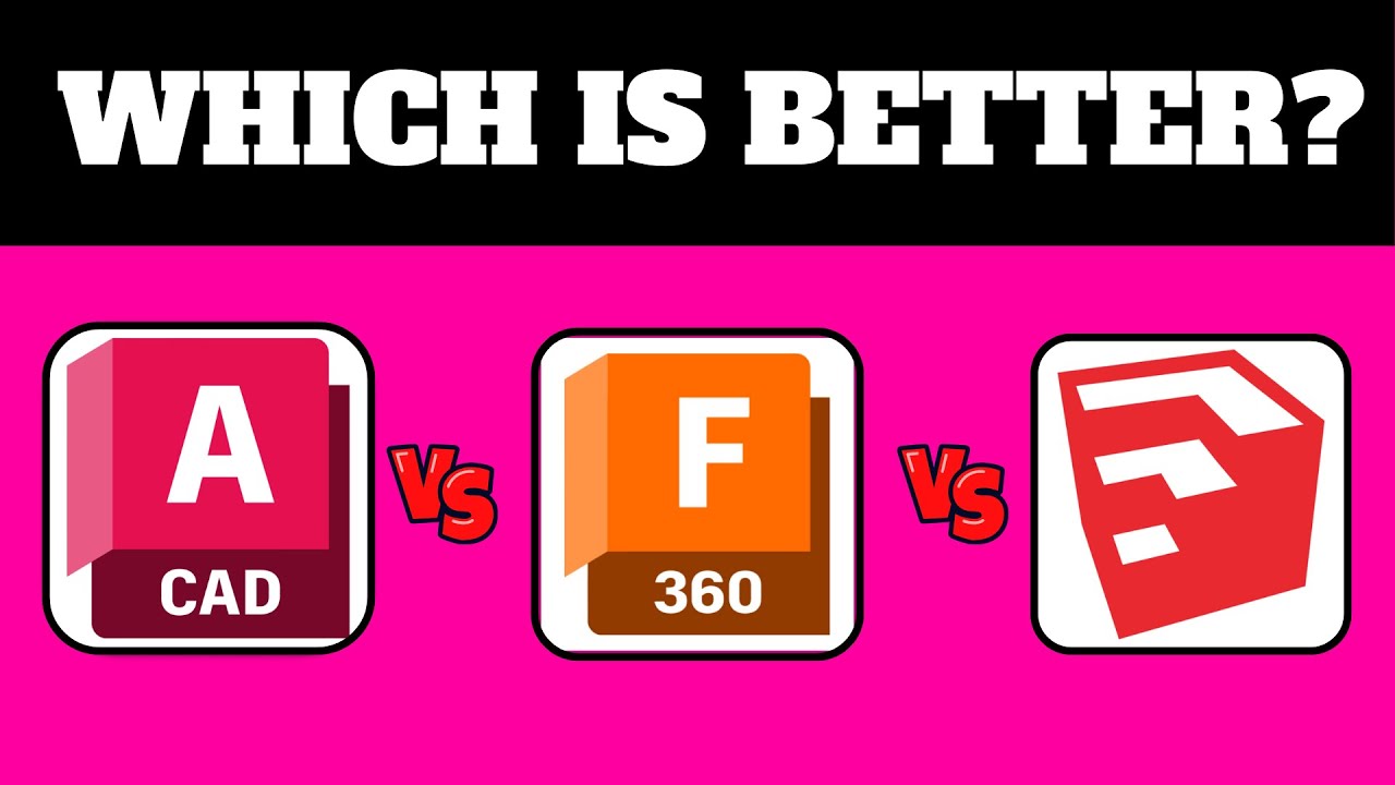 &ldquo;AutoCAD vs Fusion 360 vs SketchUp |Which is the Best CAD Tool?