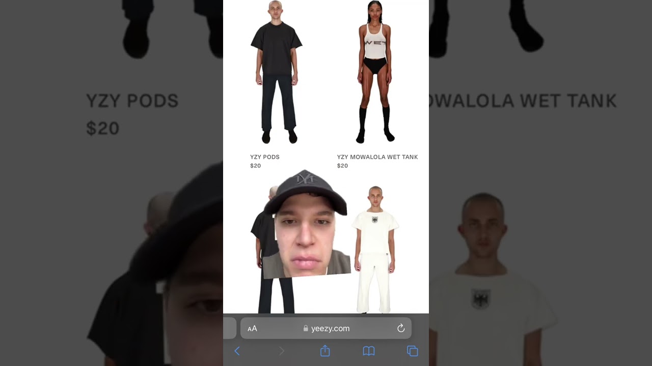 You copping YZY merch??? 