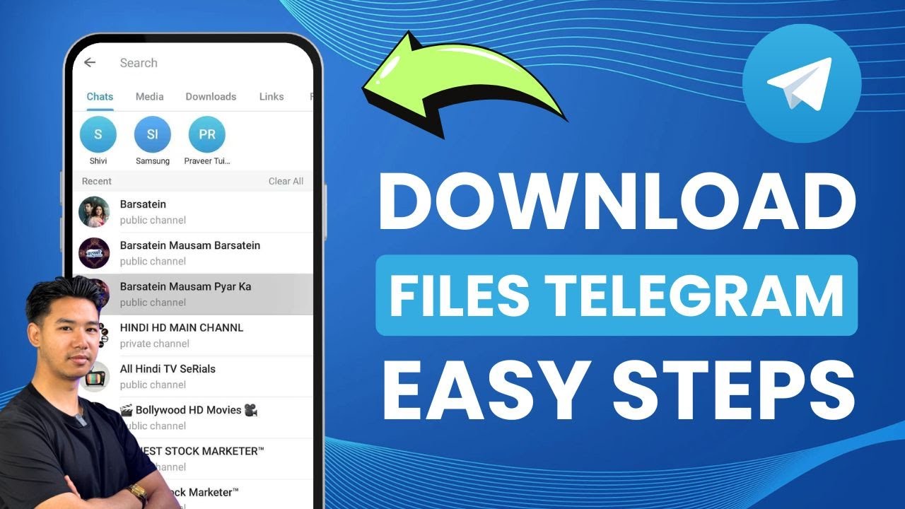 How To Download Files From Telegram !