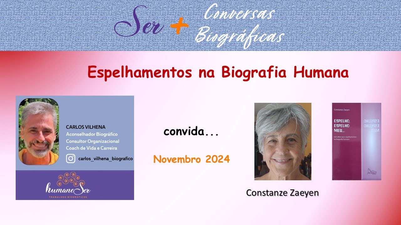 Ser+Conversas Biográficas - Espelhamentos na Biografia