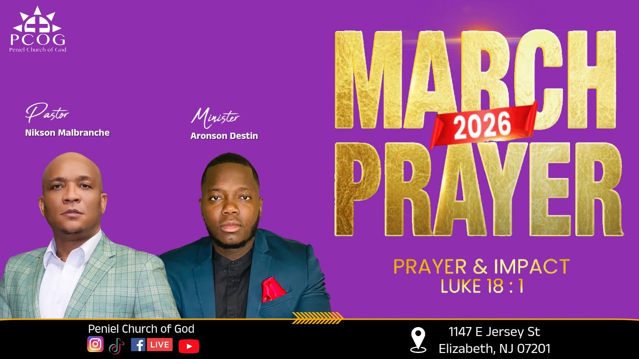 March Prayer Day 20 || Prayer and Impact || Aronson Destin || 03/20/2026