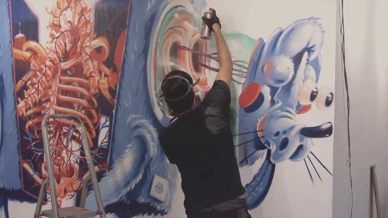 Blue Tomato Shop München Artwork by Rabbit Eye Movement