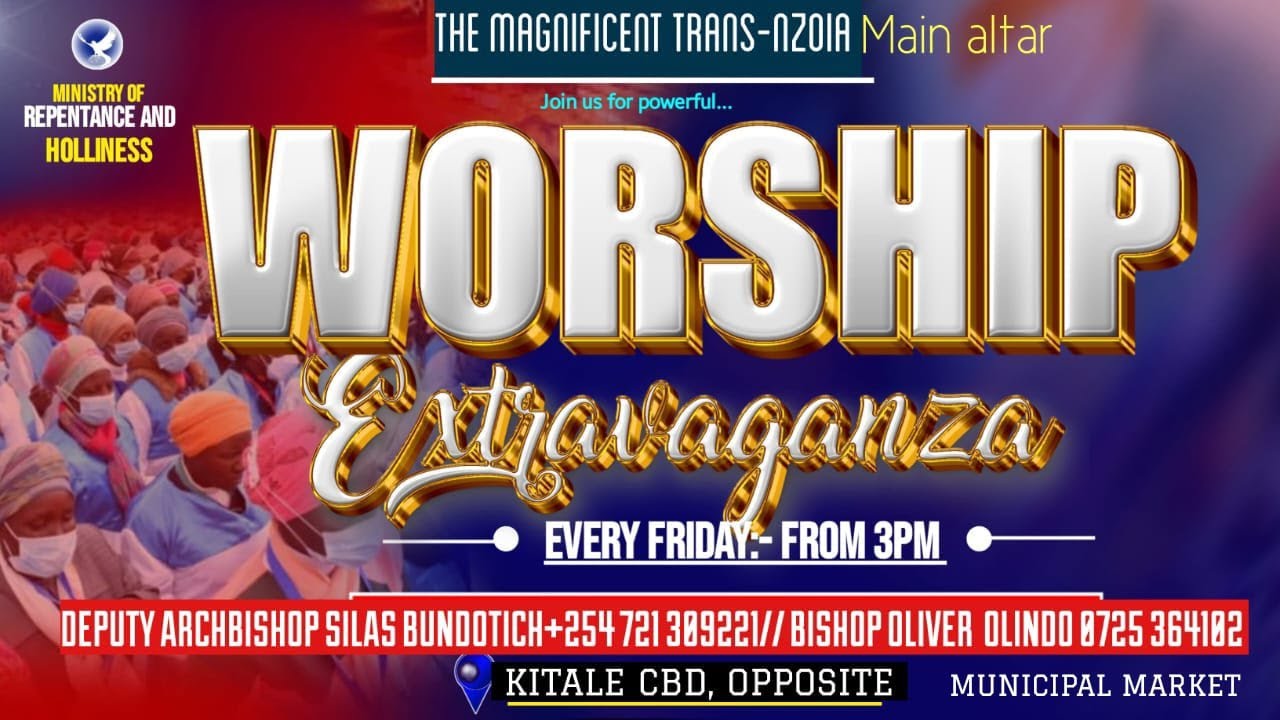 KITALE CBD WORSHIP EXTRAVAGANZA- 22ND AUGUST 2025.