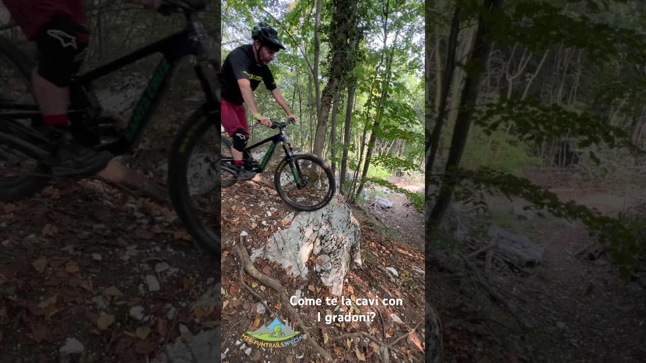 Sai gestire i gradoni in sicurezza ?? #mtb #mtbenduro #enduromtb #mountainbike #equilibrio