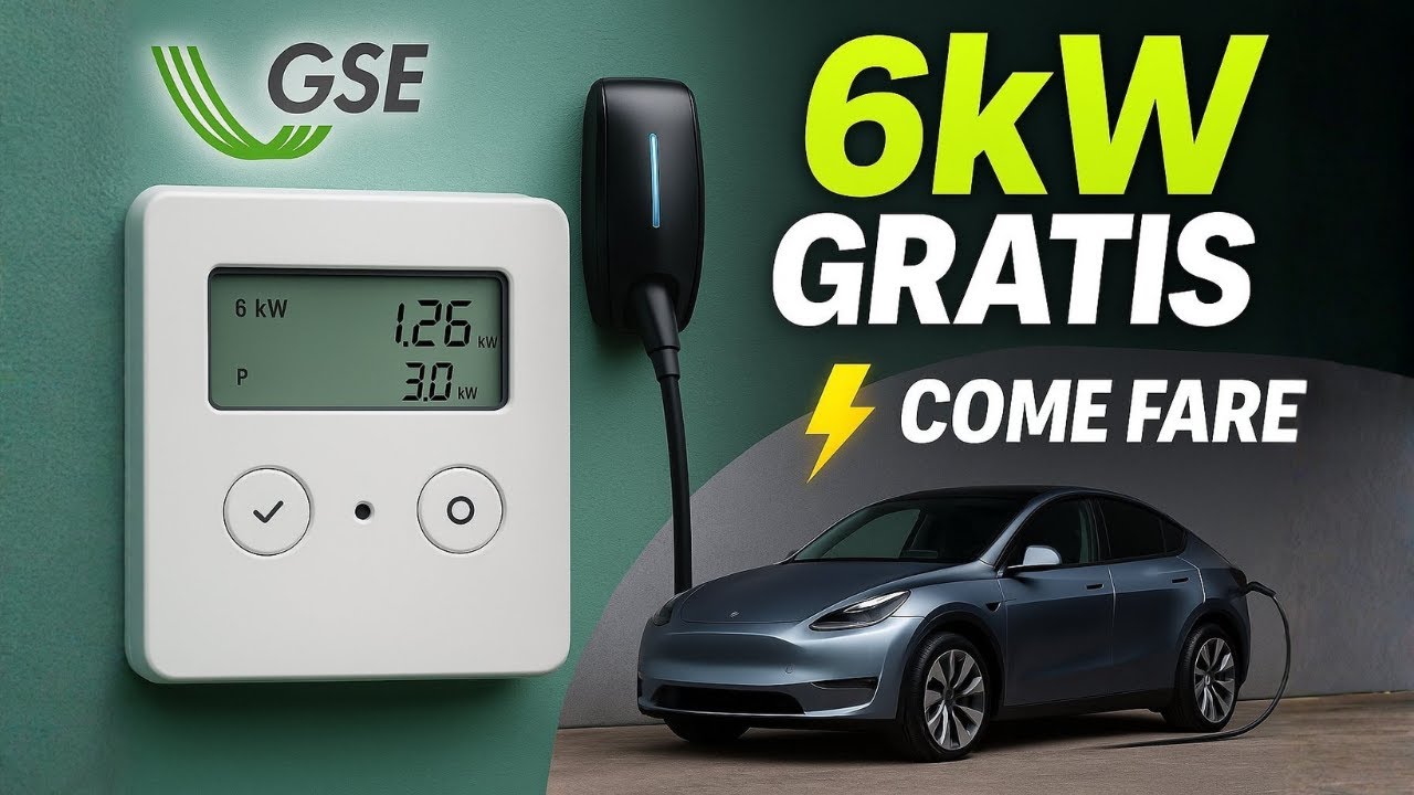 COME AUMENTARE GRATIS la potenza del contatore fino a 6kW | Guida per ricaricare l&rsquo;auto elettrica 🚗🔋