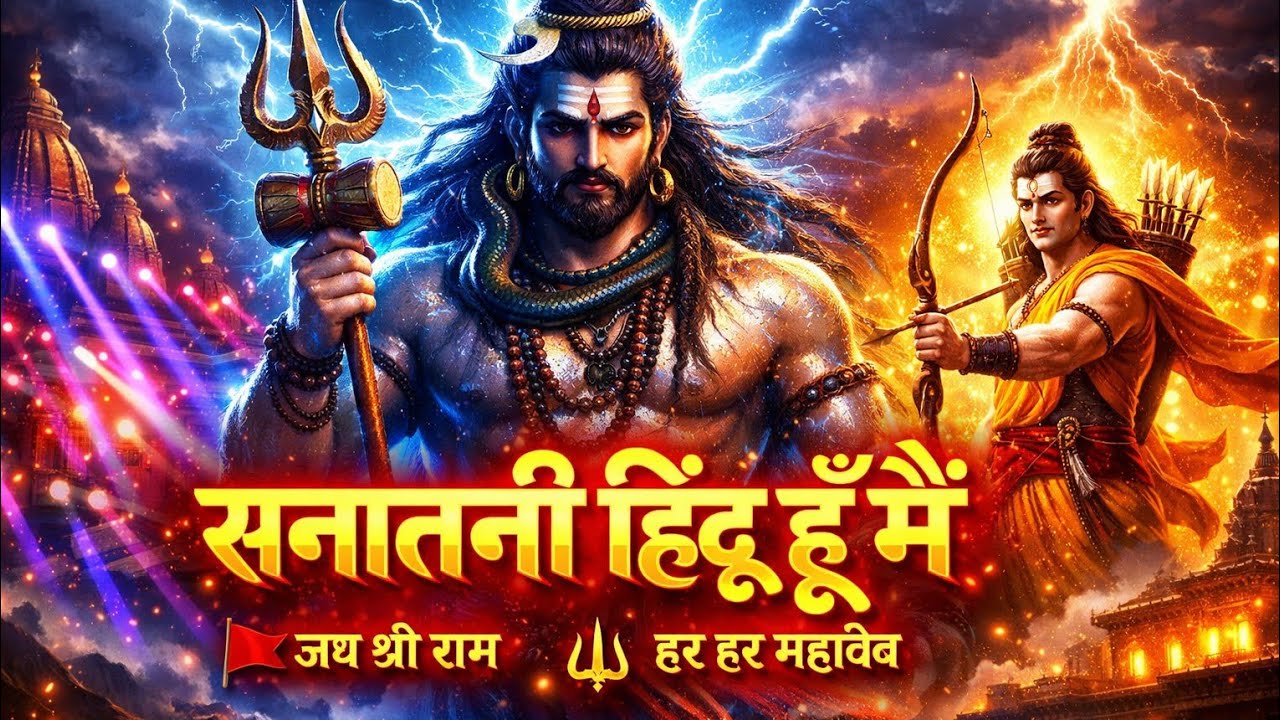 सनातनी हिंदू हूँ मैं 🔥 | जय श्री राम 🚩 | हर हर महादेव 🔱 | DJ Remix Bhajan