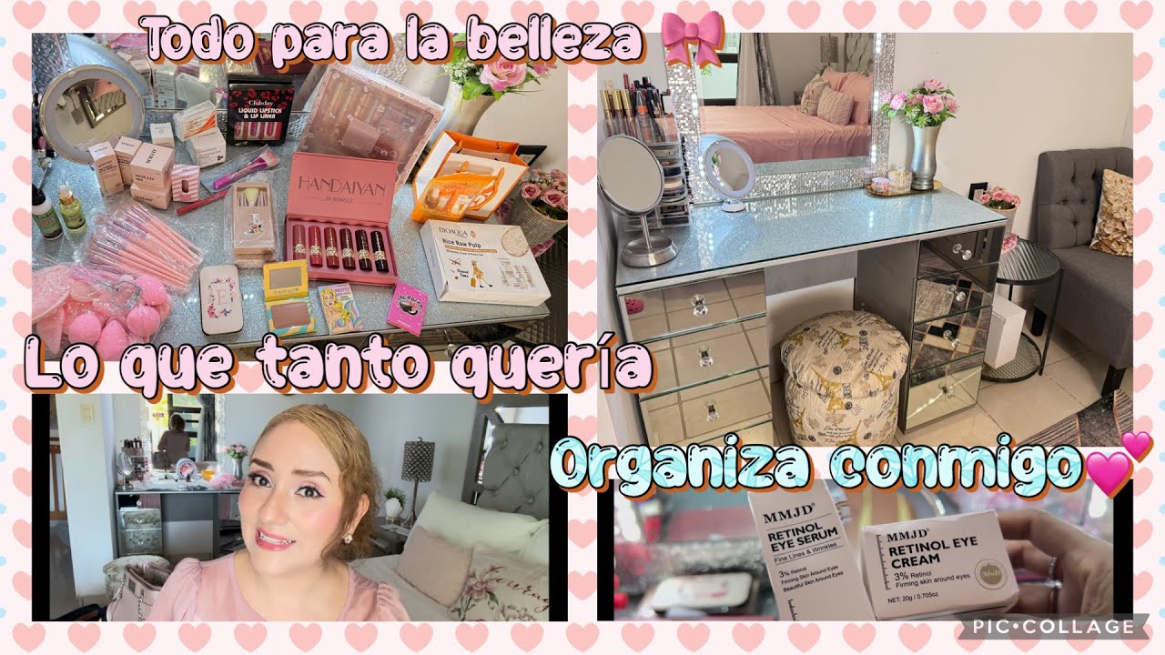 Limpieza profunda/ cajones Vanity tour/ Todo en una caja 📦 tu solución de belleza #sheinbeauty  