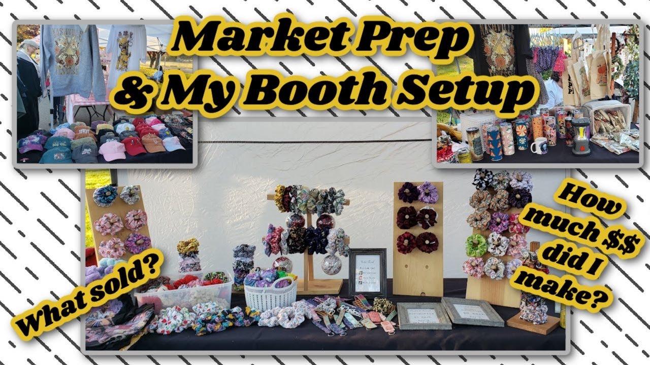 Last Market Of the Year + My  Plan For 2023 Markets / Using My DTG To Print Shirts For A Craft Fair
