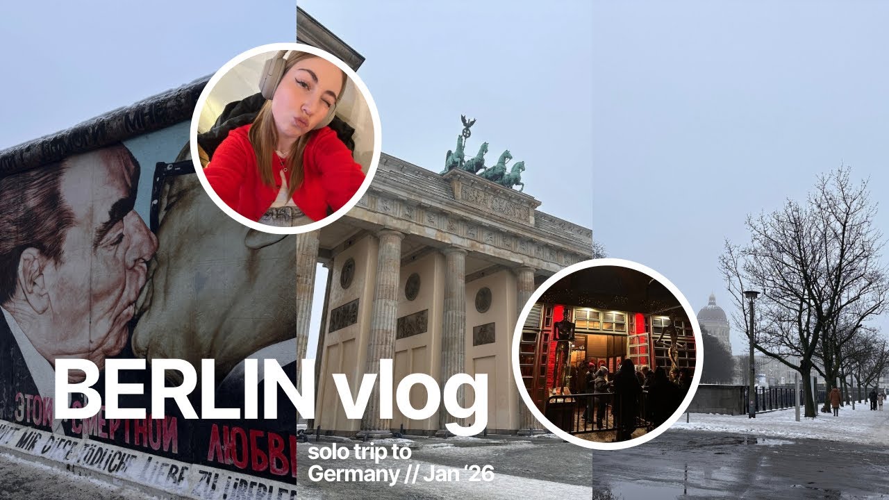 2 Days in BERLIN Vlog 🇩🇪 | solo trip to Berlin, shopping, museums & FROHES ALTES NEUES 2026 party 