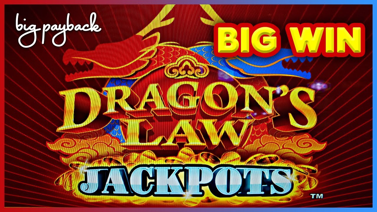 BIG WIN! Dragon's Law Jackpots Slot - HOT NEW GAME, LOVED IT!!