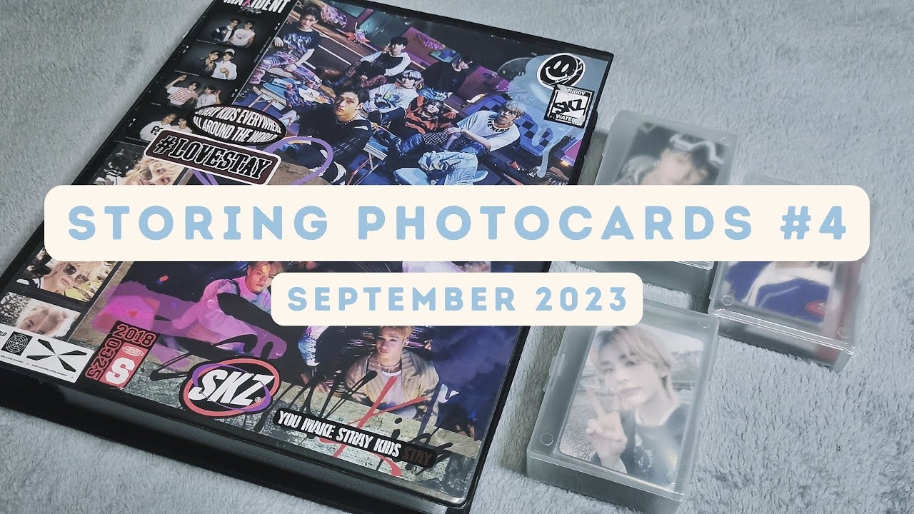 Log#4 Reorganizing my binder and storing Stray Kids photocards