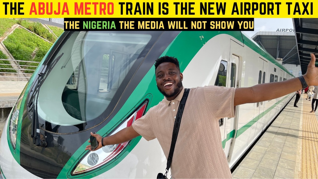 Nigeria’s Airport Train - The Abuja Metro Light Rail You Never Heard (Just like London And Qatar)