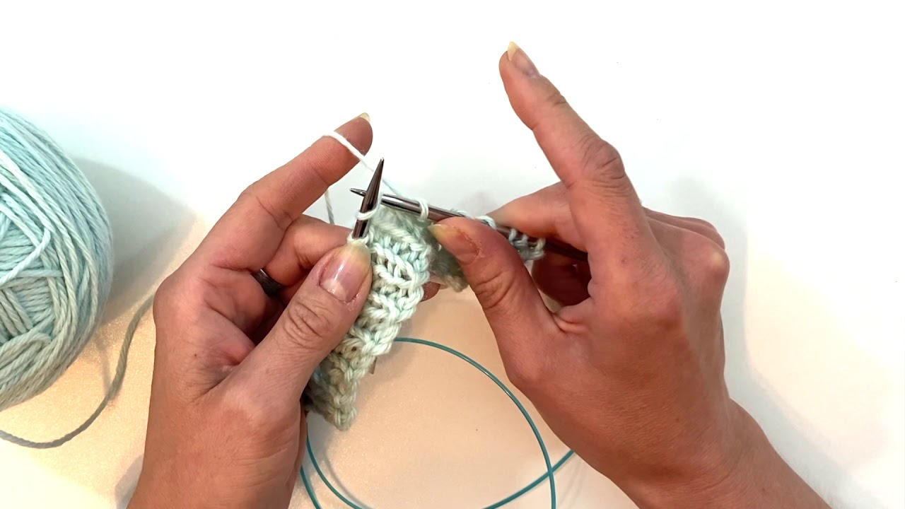Fairy Little| How to: Beginner knitter knit 1 purl 1 (K1 P1) Rib continental style