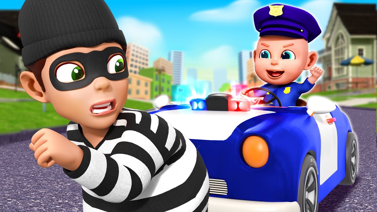 Baby is a Police Officer | Police Song for Kids | Rosoo TOWN Nursery Rhymes