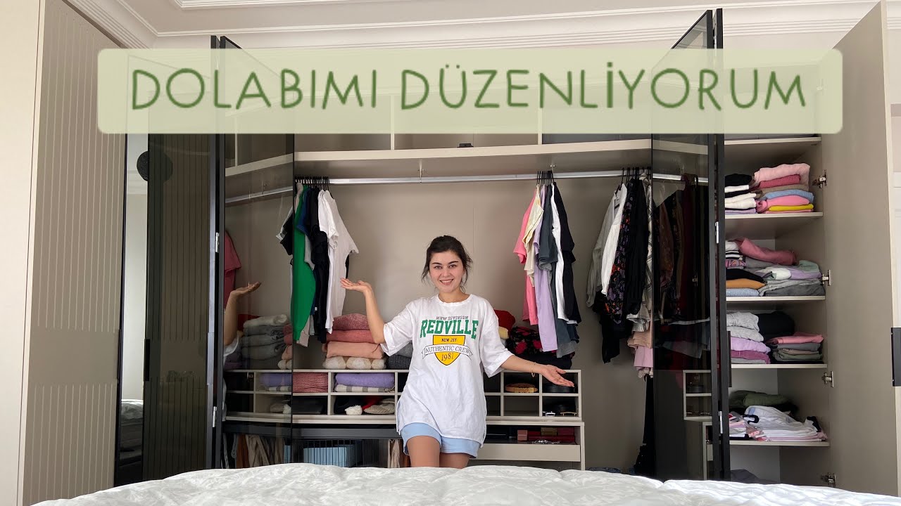 KIYAFET DOLABIMI DÜZENLEDİM| IKEA hurç ve askılar hayatımı kurtardı😍
