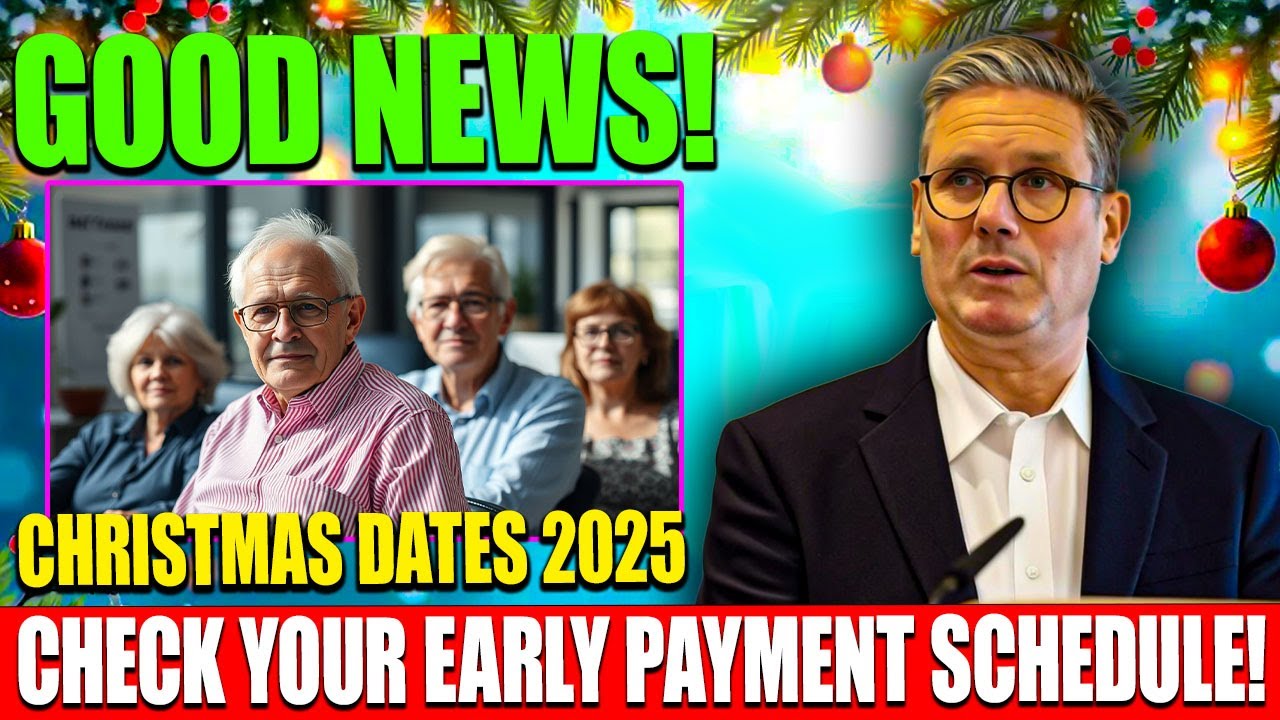 State Pension Christmas Dates 2025 - DWP Confirms Early Payment Schedule