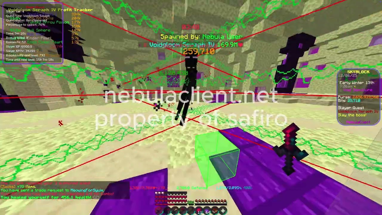 Hypixel Skyblock Enderman Slayer Macro | Nebula Client