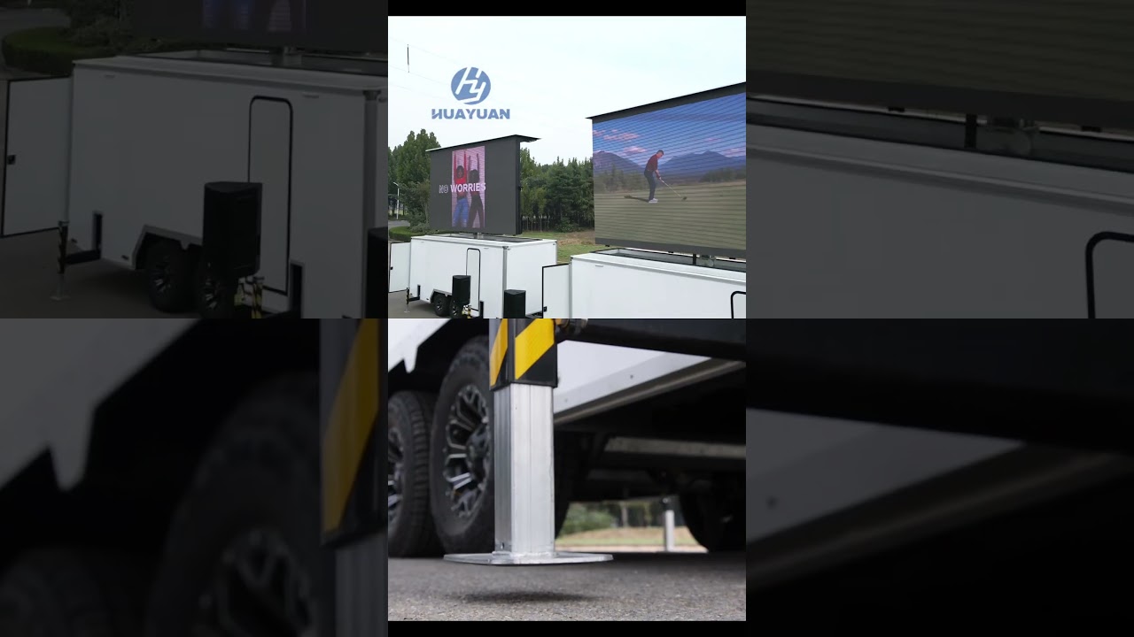 LT-21 Mobile LED Screen Trailer – Full Range Display!