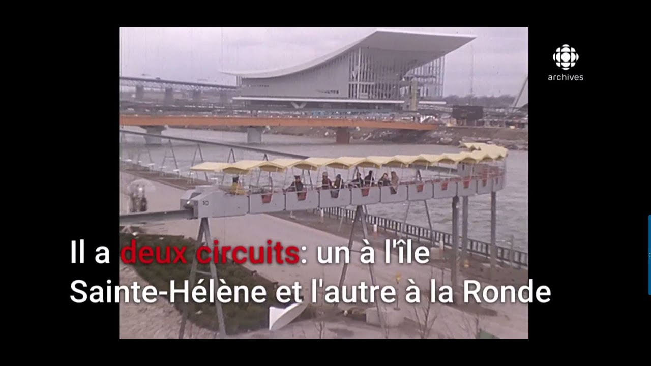Expo 67 de Montréal : les moyens de transports pour les visiteurs
