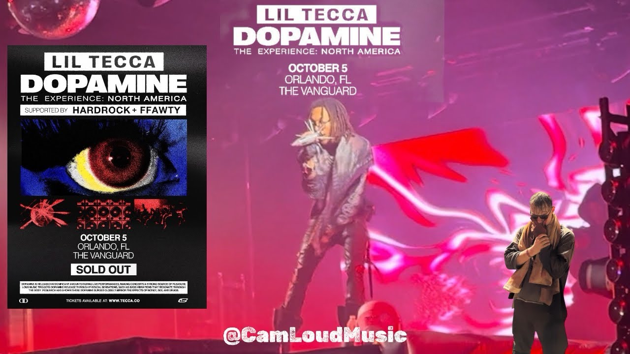 Lil Tecca Live in Orlando – Dopamine Tour (Full Concert 10/5/25) 