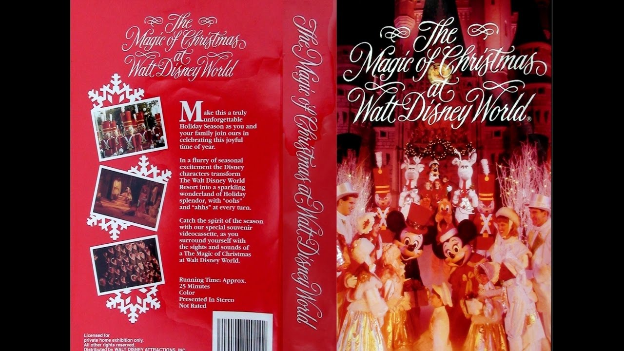 The Magic of Christmas At Walt Disney World (USA PAL VHS 1992)