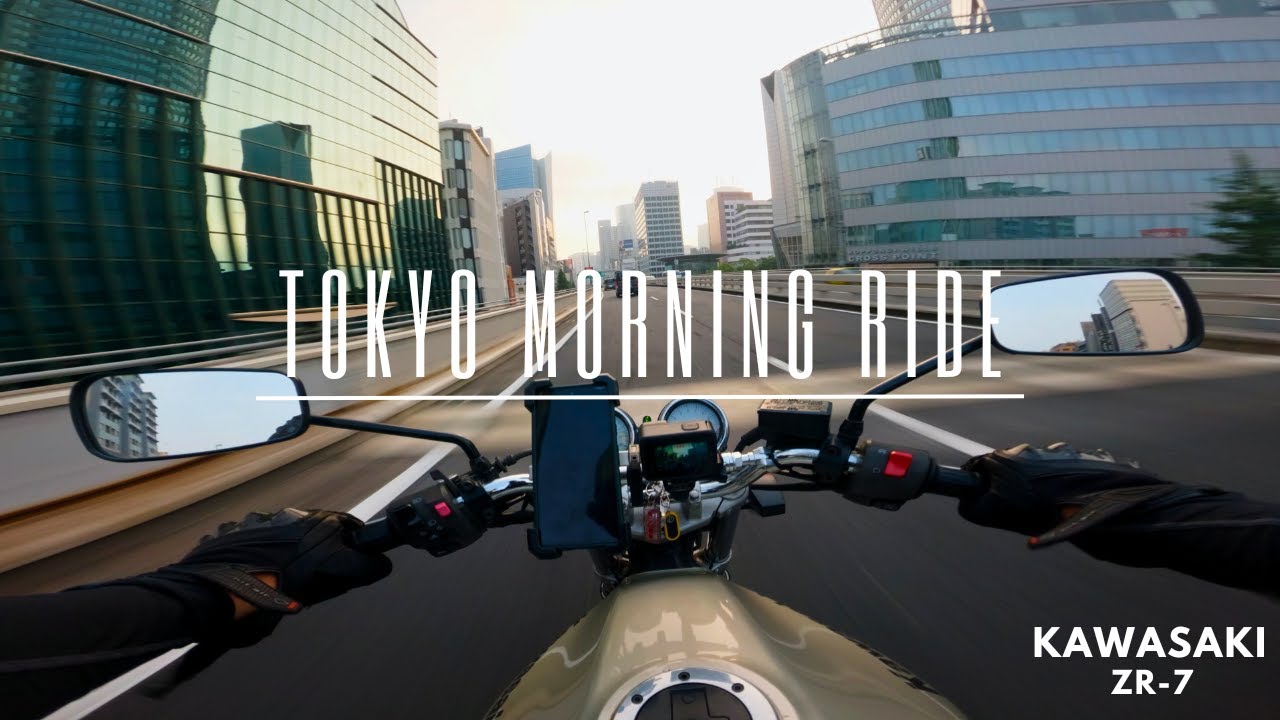 RIDE WITH KAWASAKI ZR-7 FROM 1999 SOUND ONLY POV [2.7K60FPS]